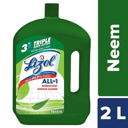 Lizol Neem Disinfectant Surface Cleaner - 2Ltr