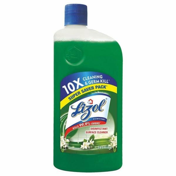 Lizol Jasmine, Disinfectant Surface & Floor Cleaner Liquid Suitable for All Floor Cleaner Mops Kills 99.9% Germs - 975 Ml