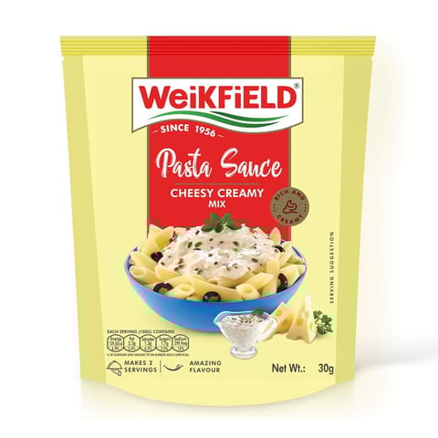 Weikfield Pasta Sauce Cheesy Creamy Mix Pouch 30Gm
