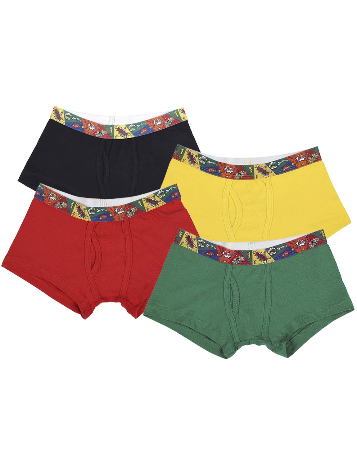 Brat Kid'S Soft Cotton Trunk For Boys - Assorted Colours