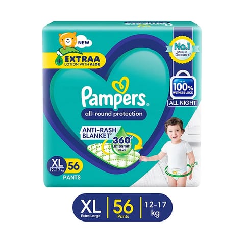 Pampers&nbsp;Pant Style Diapers Extra Large - 56 Pieces