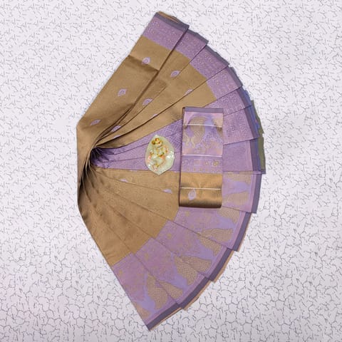 Uniform collection sarees, Kubera Silk Sarees, Saree With Grand Zari Border - 009