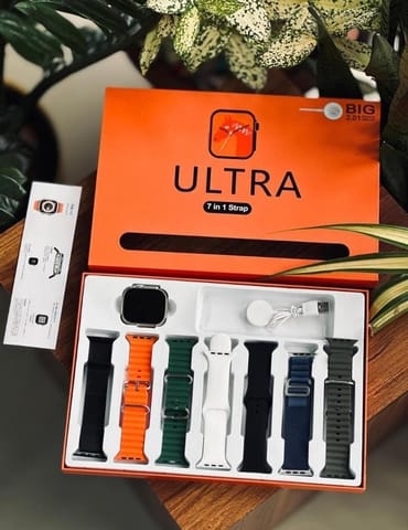 7 In 1 Combo Smart Watch (Available Colors Only)