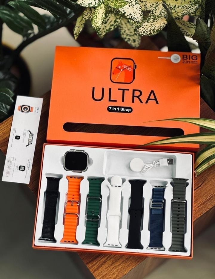 7 In 1 Combo Smart Watch (Available Colors Only)