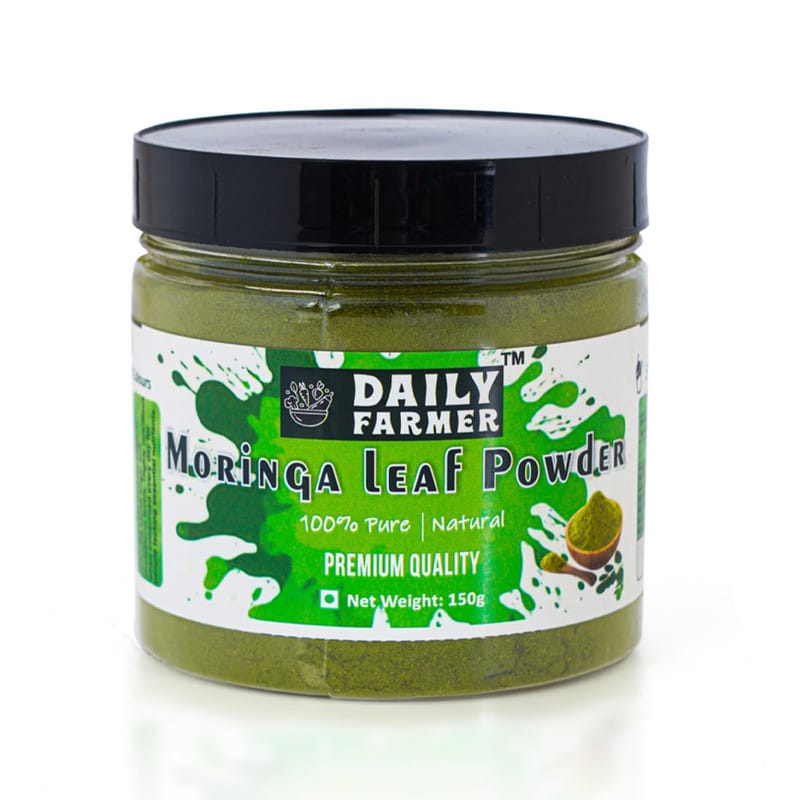 Daily Farmer Moringa Powder Super Food Pure and Natural For use in Smoothies and Soup Rich in Anti-Oxidants No Additives or Preservatives - 70g
