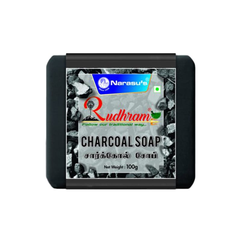 Narasu's Ruthram Charcoal Soap - 100g