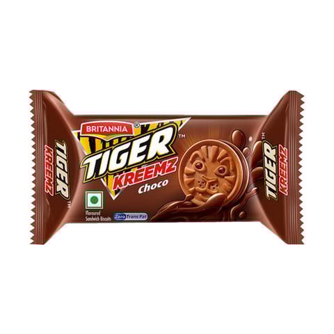 Britannia Tiger Kreemz Choco Flavoured Sandwich Biscuits - 30g