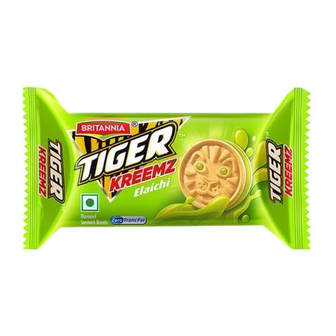 Britannia Tiger Kreemz - Elaichi Cream Biscuits - 30g
