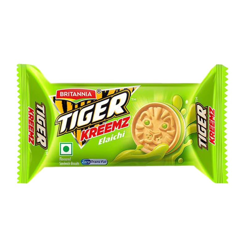 Britannia Tiger Kreemz - Elaichi Cream Biscuits - 30g