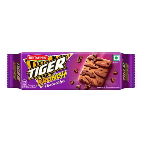 Britannia Tiger Krunch Choco Chips Biscuits