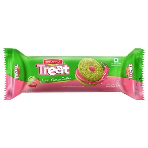 Britannia Treat Chilli Guava Cream Biscuit - 103g