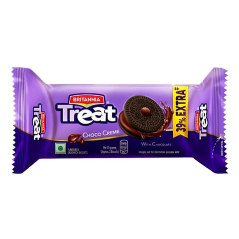 Britannia Treat Chocolate Cream Biscuits - 60g