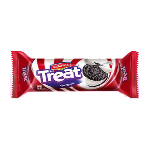 Britannia Treat Sandwich Biscuits - Kool Vanilla - 60g