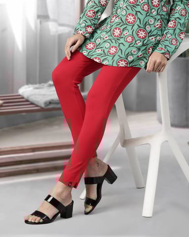 Twin Birds Women Sleek Kurti Pant Lip Stick