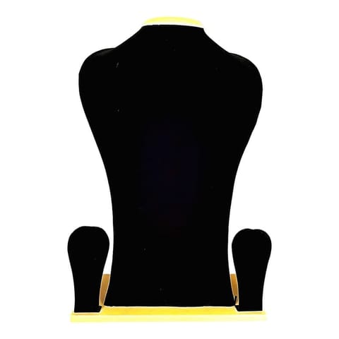 Bloomkart 16 inch Jewellery Stand Wooden Jewelry Necklace Earring Display - Black