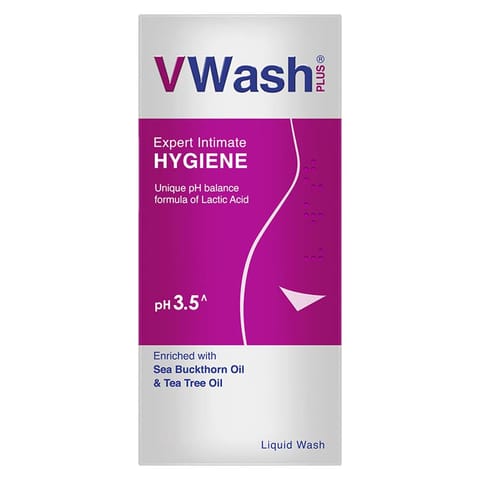 VWash Plus Expert Intimate Hygiene, Hygiene Wash for Women, Vaginal Wash, Prevents Itching, Irritation & Dryness, Suitable For All Skin Types