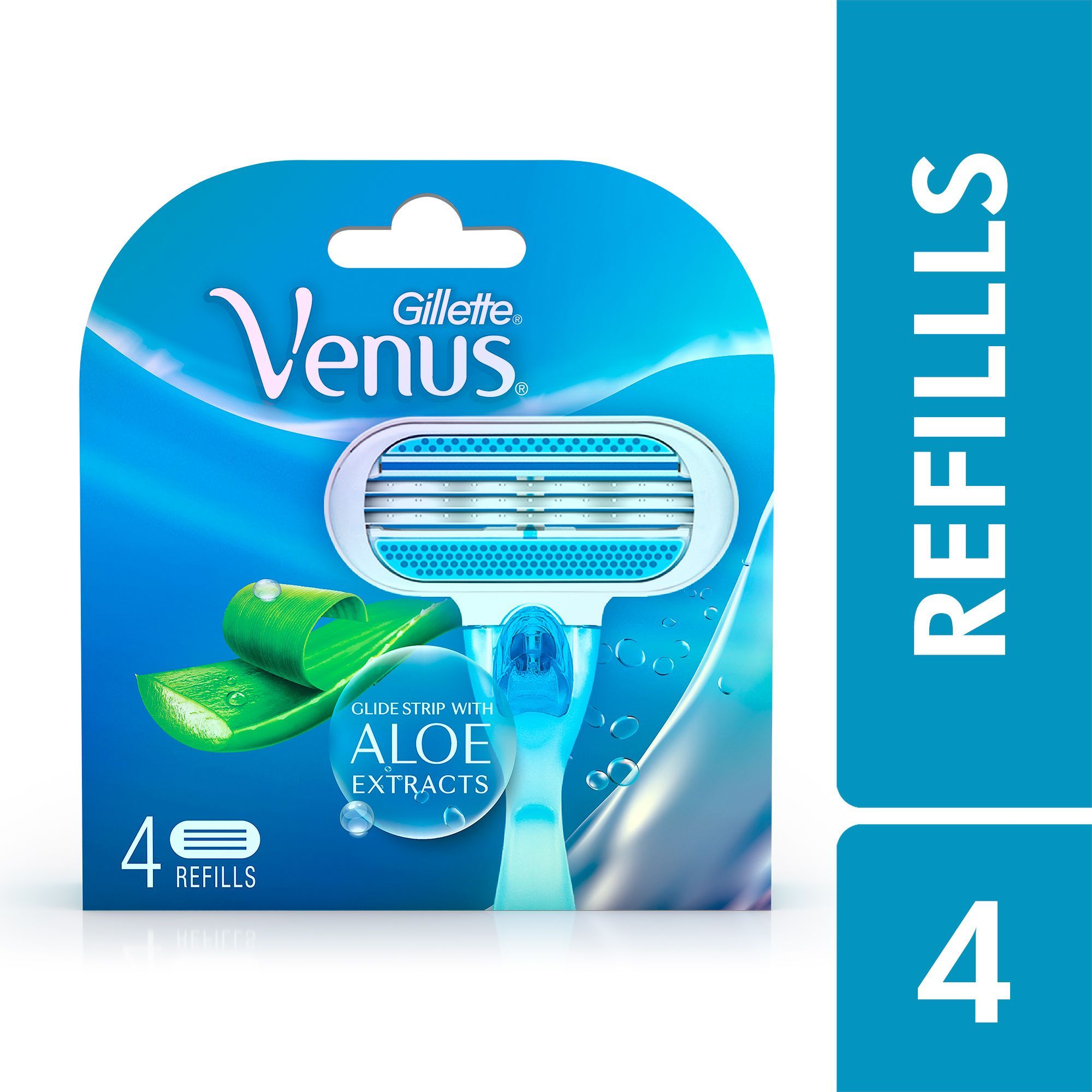 Gillette Venus Razor Refills for Women - 4 pieces