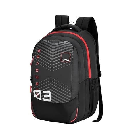 Safari 43 ltr Back To School Quadro 3, 4 Compartment, Armour Base, Front Pocket, Anti-Theft Compartment, Improved Back & Shoulder Strap Stitching Printed School Bag for Boys & Girls, College Backpack, Office Bag, Travel Bag