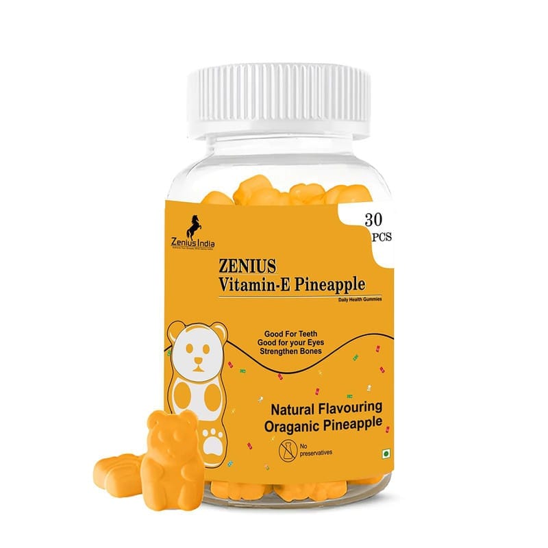Zenius Vitamin E 30 Pineapple Gummies