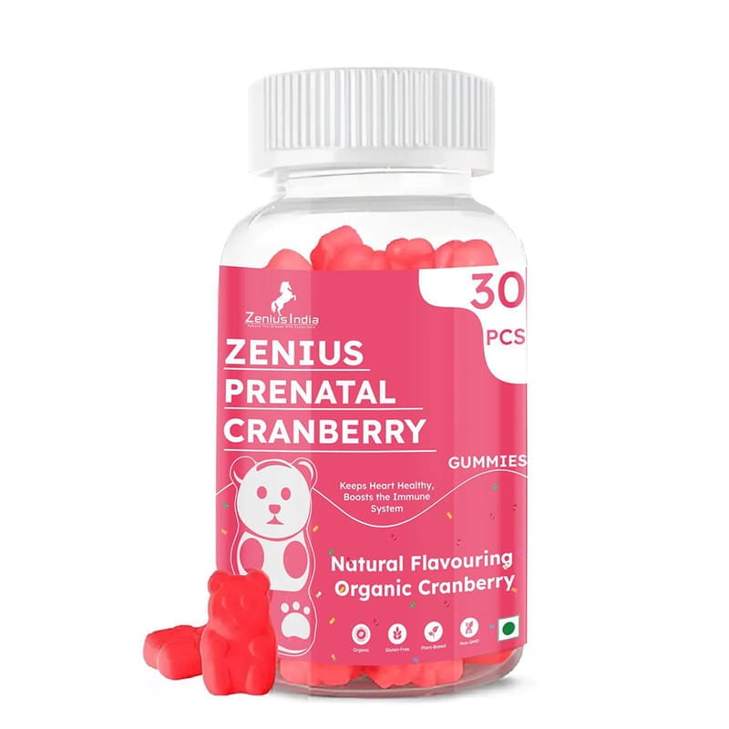 Zenius Prenatal 30 Cranberry Gummies