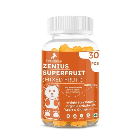 Zenius Super Fruit Collagen 30 Mixed Fruit Gummies