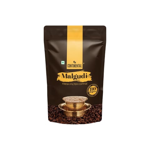 Continental Malgudi Filter Coffee Powder | 200g Pouch | 80% Coffee - 20% Chicory