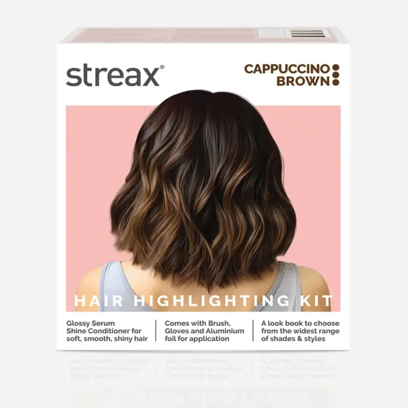 Streax Ultralight Hair Highlighting Kit - Cappuccind Brown