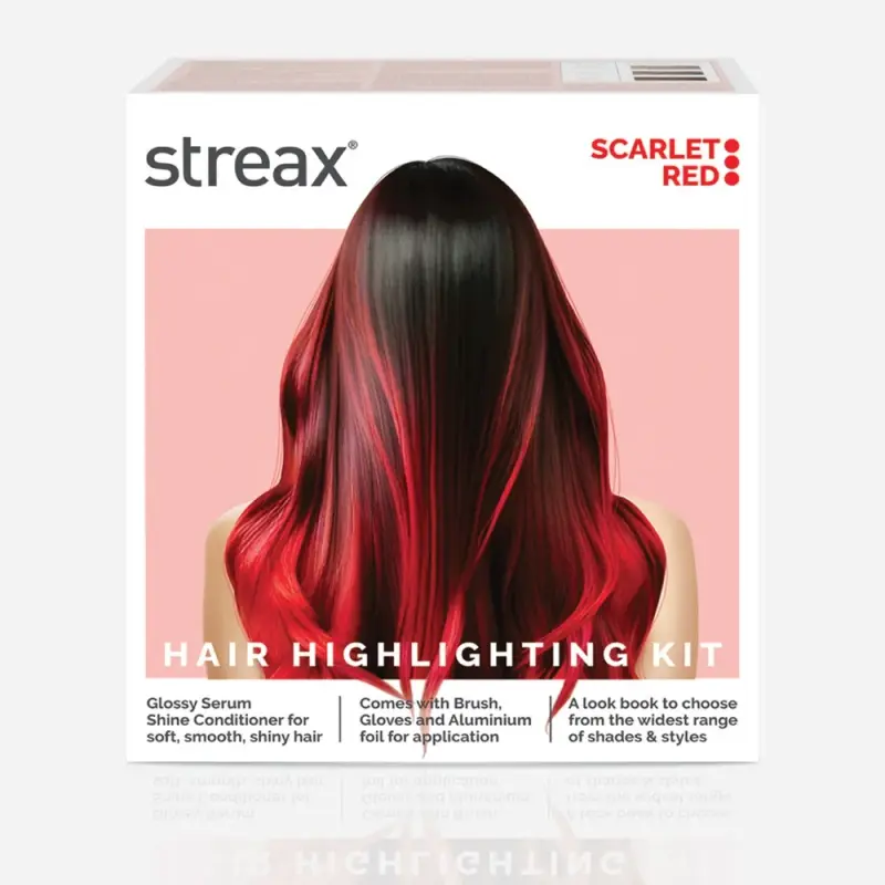 Streax Ultralight Hair Highlighting Kit - Scarlet Red