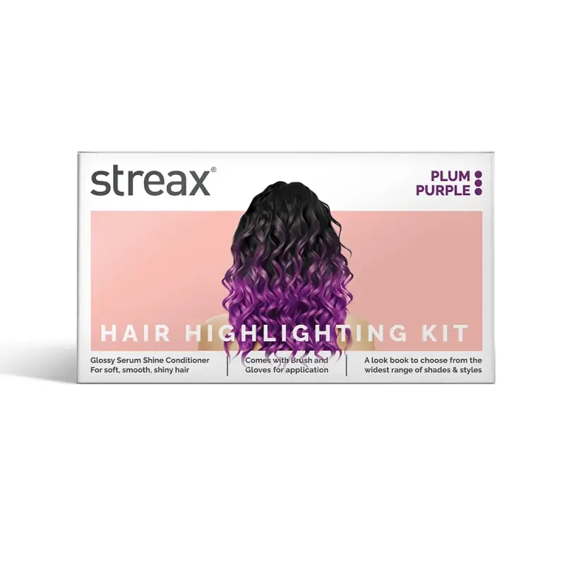 Streax Ultralight Hair Highlighting Kit - Plum Purple