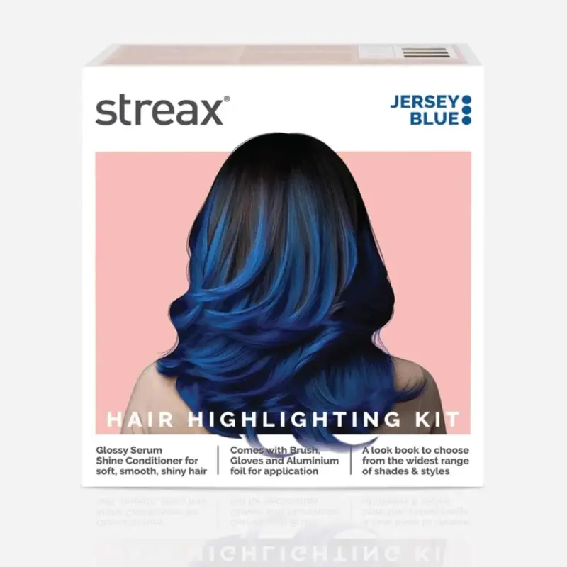 Streax Ultralight Hair Highlighting Kit - Jeresy Blue