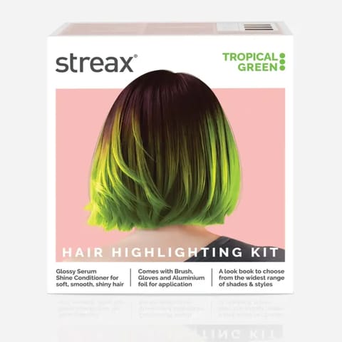 Streax Ultralight Hair Highlighting Kit Tropical Green - 180ml