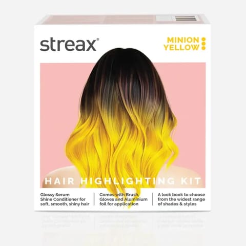 Streax Ultralight Hair Highlighting Kit Minon Yellow - 180ml