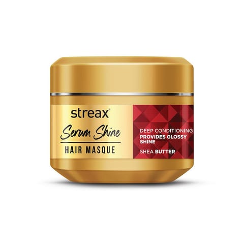 Streax Serum Shine Hair Masque Deep Conditioning, Glossy Shine - 50g