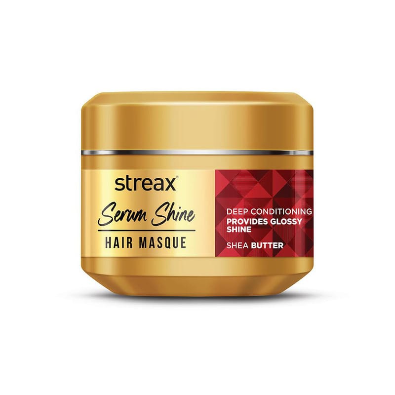 Streax Serum Shine Hair Masque Deep Conditioning, Glossy Shine - 50g