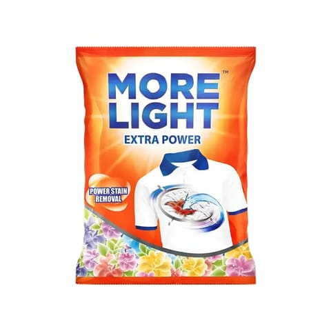 Morelight Detergent Powder, Power Stain Remover - 500g