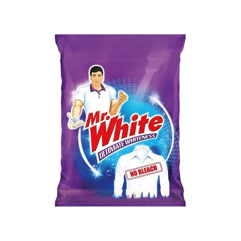 Mr White Detergent Powder  Ultimate Whiteness - 100gm Pack of 5