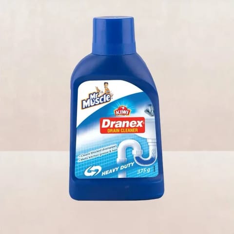 Kiwi Dranex Drain Cleaner Powder Removes Clogs, Blockages In Just 30 Minutes  375gm