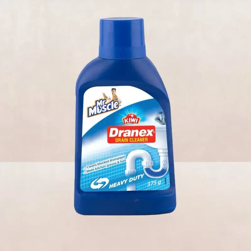 Kiwi Dranex Drain Cleaner Powder Removes Clogs, Blockages In Just 30 Minutes  375gm