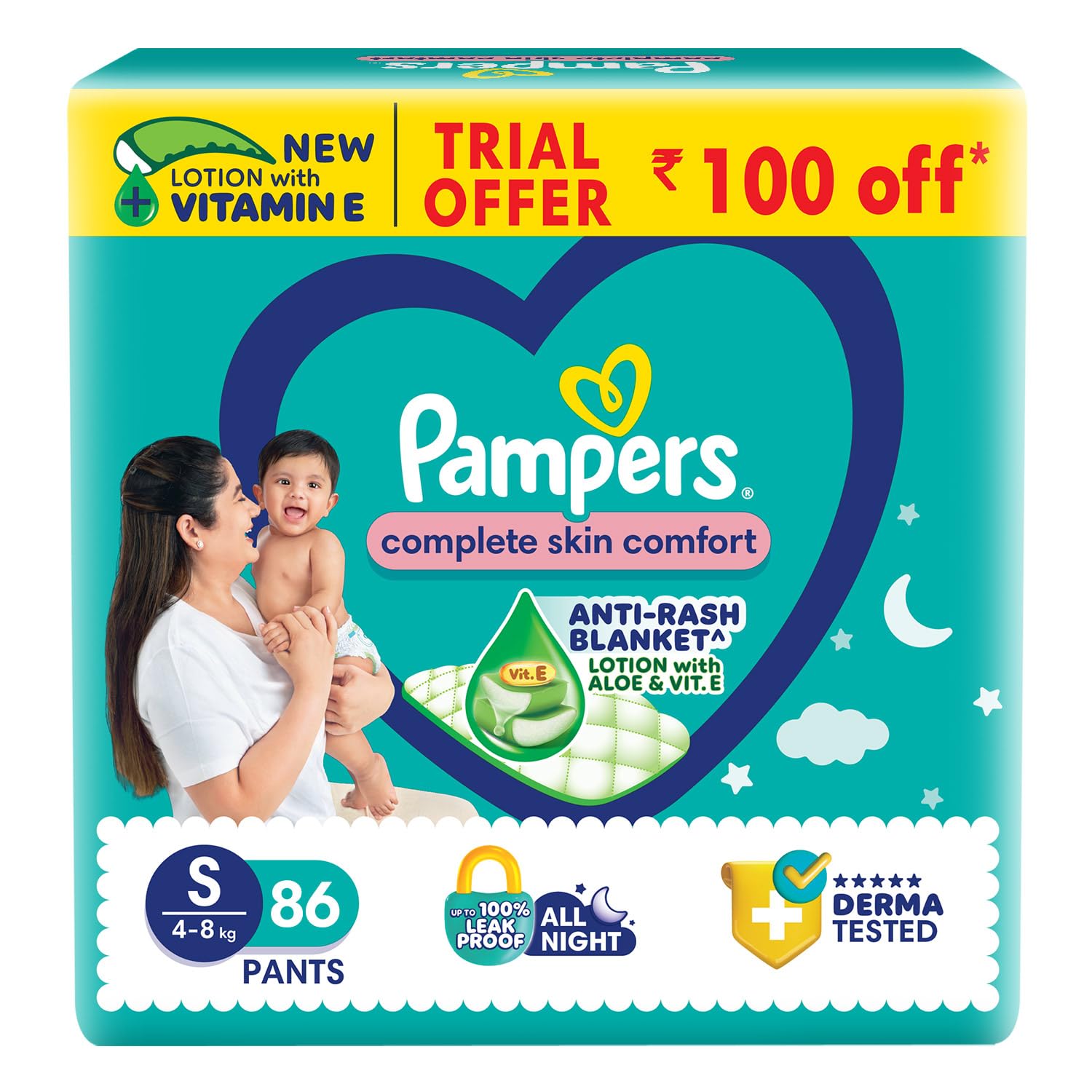 Pampers Pant Style Diapers Small - 86 Pieces