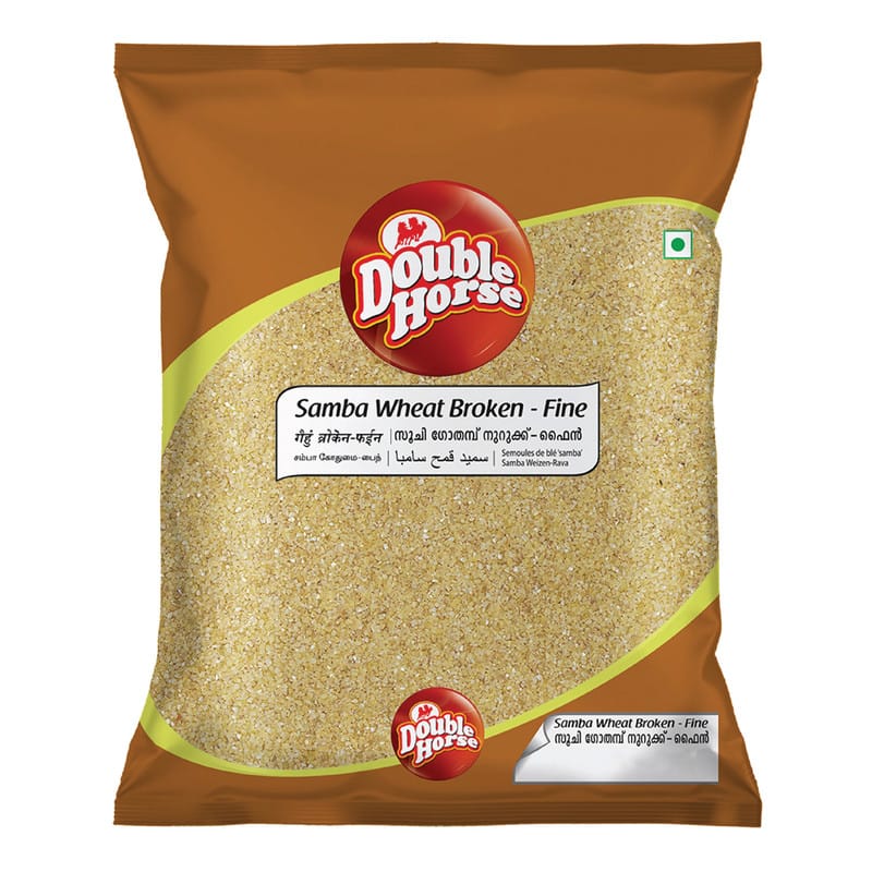 Double Horse Samba Wheat Broken Fine - 500g