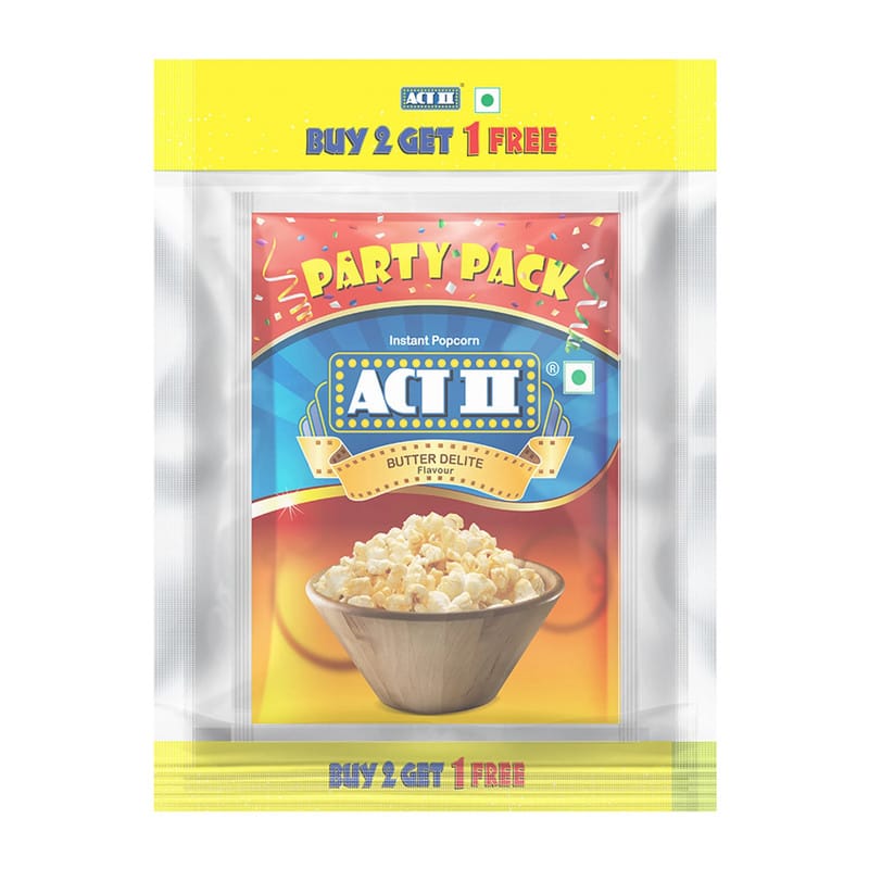 ACT II Instant Popcorn  Butter Delite - 450g