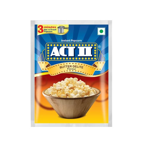 ACT II Instant Popcorn  Butter Delite - 70g