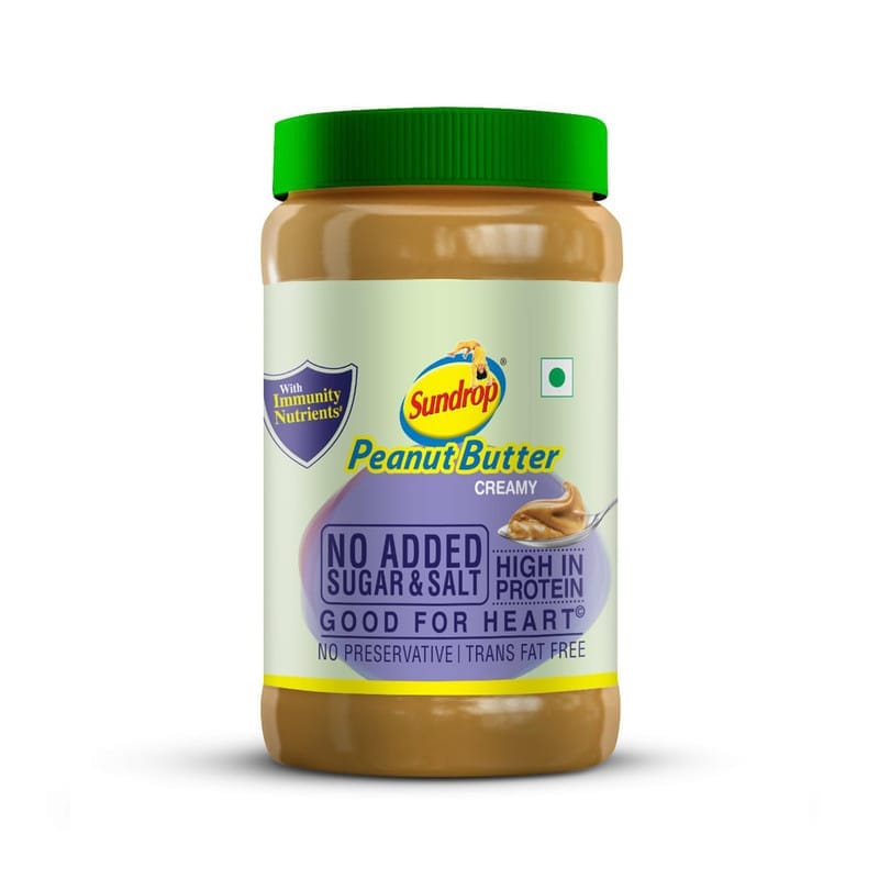 Sundrop Peanut Butter No added Sugar and Salt-Creamy - 924g