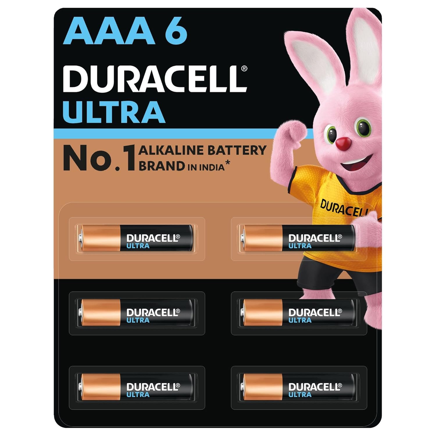Duracell Ultra AAA Battery, pack of 6, High-Drain Devices
