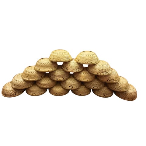 Madurai Bamboo Round Basket 10 inch Pack of 20
