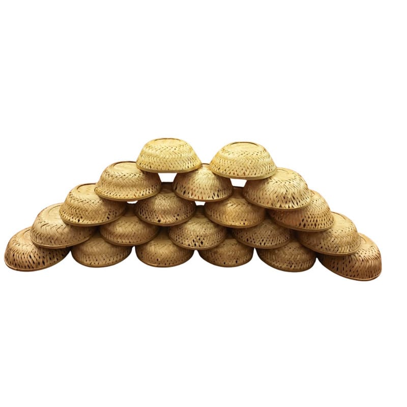 Madurai Bamboo Round Basket 10 inch Pack of 20